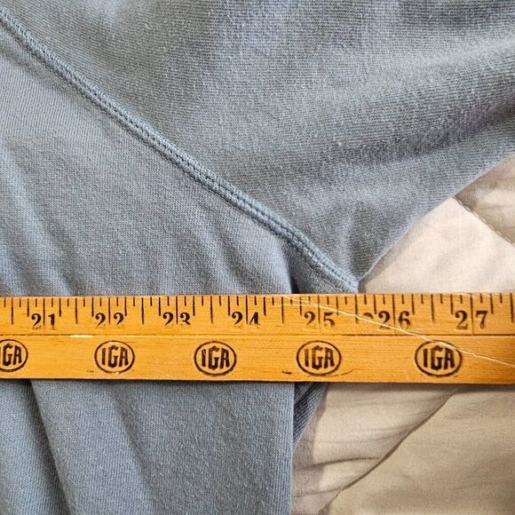 EUC ORIGINALITY LIGHT BLUE DRY GOODS PRINT CREW NECK PULLOVER SWEATER SIZE L - Picture 10 of 11